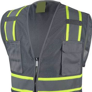 Chaleco de trabajo para hombres de alta calidad, diseños personalizados y colores, chaleco de trabajo de seguridad hecho de poliéster duradero - Product Image 5