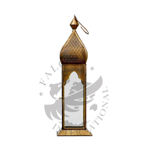 Windproof Large Size <b>Black</b> <b>Candle</b> <b>Lantern</b> Courtyard and Home Decorative Solar Metal Classical <b>Candle</b> <b>Lantern</b> - Product Image 4