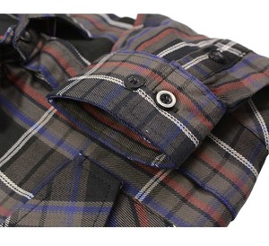 Trendy Hot Selling <b>Men</b> Long Sleeve Plaid Check <b>Shirt</b> Youthful Handsome American Street Casual 100% Cotton Autumn Modern Fashion - Product Image 5