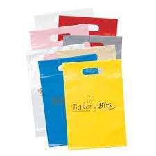 ถุงช้อปปิ้งพลาสติก HDPE กระเป๋าพลาสติกมีหูหิ้วออกแบบโลโก้ได้ตามต้องการ - Product Image 4