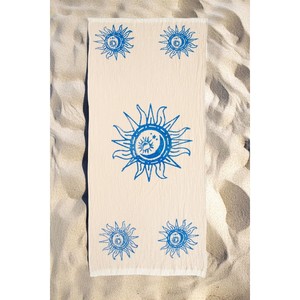 Serviette en mousseline de coton 100% biologique Varol - Motif original Heliona - Product Image 3