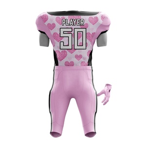 Uniforme de Fútbol Americano Personalizado al por Mayor de Alta Calidad con Impresión Digital, Transpirable, Manga Corta 2026 - Product Image 1