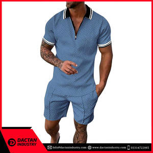 Bas quantité minimale de commande Hommes Ensembles Courts Pas Cher Hommes Respirant Personnalisé Coton Été Ensemble Court Ensemble de Qualité Premium - Product Image 6