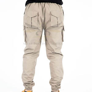 Pantalon de survêtement pour homme grande taille style cargo Pantalon de survêtement streetwear coupe ample avec impression de logo personnalisé pour homme - Product Image 3
