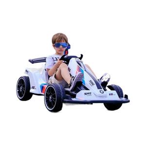 Kart électrique à quatre roues pour enfants, voiture de course à batterie, jouet pour l'intérieur et l'extérieur - Product Image 1