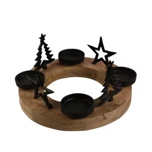 Sparkling metal table decor <b>Christmas</b> reindeer sculpture for holiday dinner table and seasonal celebration - Product Image 5