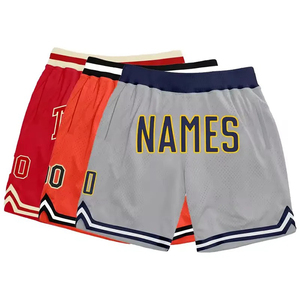 Pantalones cortos para correr con estampado de transferencia de calor Premium personalizados nuevos pantalones cortos de verano informales de secado rápido para hombres 2025 100% algodón pintado - Product Image 5