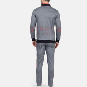 Customizable Men's Plus Size Winter <b>Tracksuit</b> Set Zipper 100% Cotton Jogging Suit Breathable Eco-Friendly Printed Logo - Product Image 4