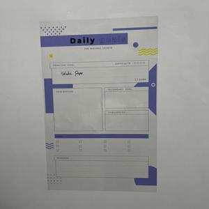 Planificador Diario Adhesivo Estático 2026, Pizarra Blanca Reutilizable sin Adhesivo, Planificador de Pared Modelo 9 - Product Image 3