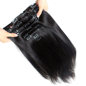 Catalogue du fabricant indien d'extensions de cheveux vierges naturels Remy Clip-In directement de la source - Product Image 2