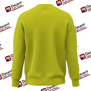 Sudadera Lisa al por Mayor de Manga Larga, Sudadera Lisa de Cuello Redondo para Hombre con Impresión de Logotipo Personalizado de Alta Calidad - Product Image 2