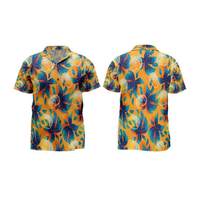 Chemise Hawaïenne Homme Grande Taille Patchwork Été Manches Courtes 100% Polyester pour Plage et Surf – Vente en Gros