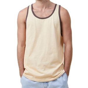 Camiseta sin Mangas de Moda para Hombre, Tallas Grandes, Última Tendencia, Personalizada, de Alta Calidad, Algodón Orgánico al por Mayor - Product Image 1