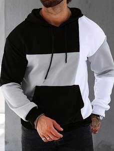 Automne hiver hommes chaud polaire sweat à capuche décontracté couleur unie Streetwear Sport école pulls Offre Spéciale mode sweats à capuche - Product Image 6