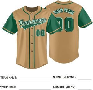 Camisas de diseño más nuevo, venta al por mayor, camiseta de béisbol personalizada, camiseta de softbol impresa por sublimación, estilo Hip Hop Street de los años 90 - Product Image 3