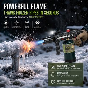 Pistola lanzallamas <span class=keywords><strong>de</strong></span> <span class=keywords><strong>propano</strong></span> <span class=keywords><strong>de</strong></span> alta potencia al por mayor, inalámbrica, a batería, ligera, con encendido electrónico, para quemar malas hierbas y hielo - Product Image 5