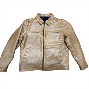 Chaqueta de Cuero para Hombre, Nueva, Cómoda, Transpirable, Calefactable, de Secado Rápido, con Cuello Alto, Logotipo Frontal, Talla Adulto, Ropa de Invierno, Color Personalizado - Product Image 1