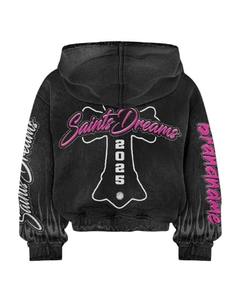 New Custom Design Streetwear Hooded Tracksuit for Men Women Heavyweight Embroidery Vintage Acid <b>Washed</b> Breathable Eco-Friendly - Product Image 3