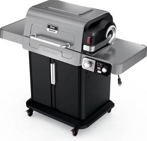 Nouvelles solutions innovantes Ninja FlexFlame Grill Smoker, barbecue électrique au propane, rôtissoire, système de cuisson 5-en-1, portable - Product Image 1