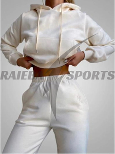 Woman's Designer Trending Tracksuit <b>Set</b> 100% Comfortable Cotton <b>Plus</b> <b>Size</b> Girls <b>Jogger</b> <b>Sets</b> Baggy Style Hoodies Trouser <b>Sets</b> - Product Image 4