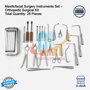 Juego de instrumentos de Cirugía Maxilofacial de acero inoxidable de calidad superior Fuente de alimentación manual ortopédica de grado alemán | OldMed - Product Image 6