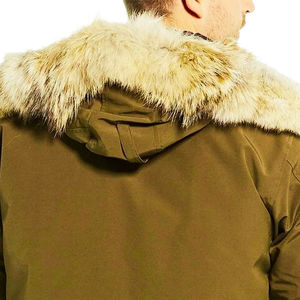 Chaqueta de Invierno con Capucha Estilo Vintage para Hombre al por Mayor, Chaqueta de Abrigo Aislada Gruesa y Cálida de Primera Calidad - Product Image 4