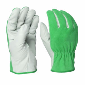 Gants de conducteur en cuir fendu en coton durable personnalisables résistants à la chaleur ignifuges pour gants de sécurité en grain de vache - Product Image 4