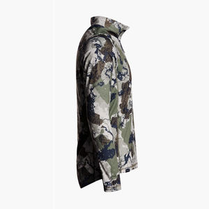 Camiseta de Algodón de Punto con Diseño de Camuflaje y Pedrería, Unisex, Manga Larga, Corte Cuadrado, Estilo Urbano, Uniforme Táctico, Impermeable - Product Image 3