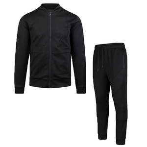 100% coton biologique fermeture éclair survêtements haute qualité personnalisé respirant 2 pièces ensemble Design élégant en gros survêtements - Product Image 1