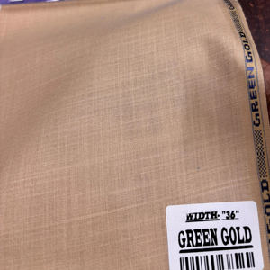 Direct Manufacturer Supply Premium Quality Poly <b>Viscose</b> Green Gold <b>Fabric</b> Woven Textile for Boys' Garments Plain Dyed Pattern - Product Image 3