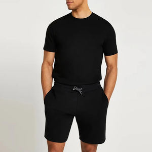 Chándal deportivo informal de Hip Hop de verano para hombre, Camiseta con estampado 3D liso, conjunto corto de estilo deportivo Atlético - Product Image 6