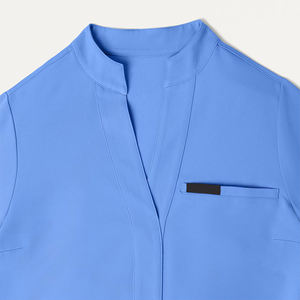 Conjunto de ropa de trabajo de mezcla de algodón Unisex, nueva moda, uniformes quirúrgicos, médicos, enfermeras, conjunto de exfoliación médica, uniformes de Hospital para hombres - Product Image 6