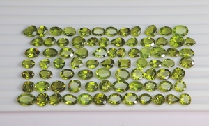 Atractivo peridoto piedra preciosa facetada peridoto mezcla forma lote gemas para hacer joyas - Product Image 2