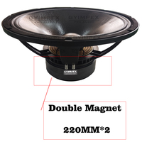Tout nouveau haut-parleur Pro 18 "série professionnelle 1300watts avec double aimant 220mm