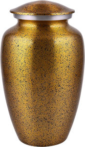 Urnes de crémation en aluminium antique de haute qualité Urnes funéraires indiennes pour humains - Product Image 3