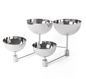 Juego de Tazones de Servicio Portátiles de Metal de Primera Calidad, Desechables, para Servir Dátiles, Frutos Secos, Chocolates, Bodas, Modernos, de Lujo, Multiusos - Product Image 1