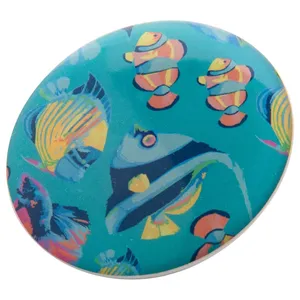 Imán Personalizado con Forma de Domo, Pin Magnético Promocional para Refrigerador, para Merchandising - Product Image 1