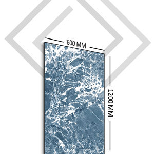 Azulejos de suelo de oficina de porcelana vitrificada con agua Aqua azul directo de fábrica 60x120mm/24x48 pulgadas 600x1200 MM baño antideslizante habitaciones - Product Image 1