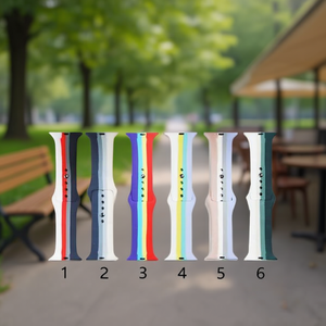 Correa de Reloj Deportiva de Silicona con Estampado de Arcoíris DAM, con Hebilla de Liberación Rápida 42/44/45/46/49 para Reloj - Product Image 2