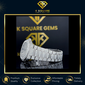 Fourniture en vrac de qualité supérieure Design moderne en acier inoxydable automatique pour Quartz Moissanite diamant luxe résistant à l'eau - Product Image 5