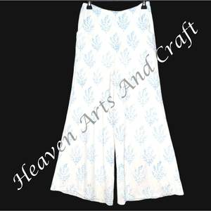 Pantalon palazzo à jambes larges personnalisé coupe ample pour femmes pantalon d'été en coton léger idéal pour le bureau décontracté et les looks décontractés - Product Image 2