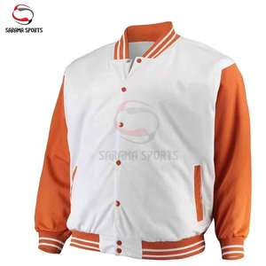 Chaqueta Letterman Personalizada y Elegante para Hombre con Logotipo Bordado, Chaqueta Varsity de Béisbol para Equipo Escolar o Uso Casual - Product Image 3