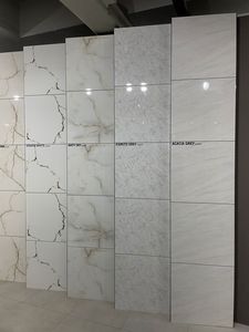 Nouveaux carreaux de porcelaine aspect marbre blanc Calcatta Carara 600x600mm polis 60x60 Pisos Y Porcelanato fonction brique réfractaire - Product Image 2