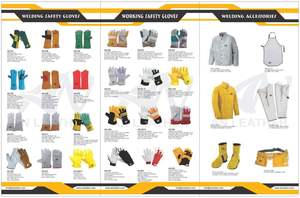 Guantes de piel de oveja con doble Palma, construcción Industrial personalizada, trabajo de seguridad, protección de invierno, guantes resistentes - Product Image 6