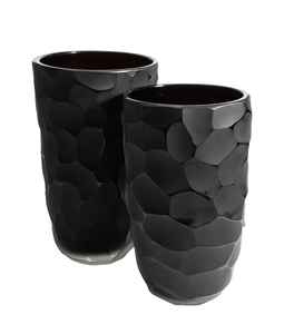 Nouveau pot de fleur en aluminium plaqué argent personnalisé Vases à fleurs en métal au design art déco Décoration d'hôtel à domicile Prix de gros - Product Image 6