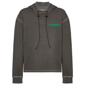 Sweat-shirts à capuche décontractés personnalisés avec logo OEM, haute qualité, unisexe, coupe classique, en molleton 100 % coton épais ou en tissu éponge français - Product Image 6