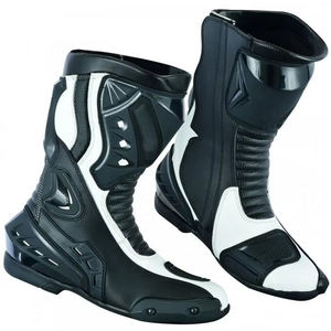 Chaussures de moto confortables à vendre, nouvelles, pour la conduite, la course, imperméables, respirantes, en cuir, chaussures de moto tout-terrain en cuir - Product Image 5