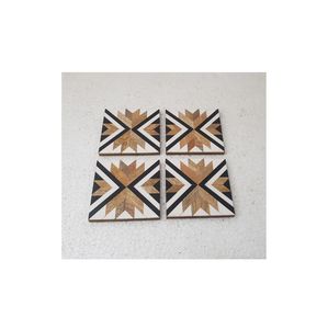 Dessous de verre en bois naturel personnalisables les plus populaires Offre Spéciale différentes tailles d'ardoise et de tampons en résine pour le thé, le café, la maison et la table - Product Image 3