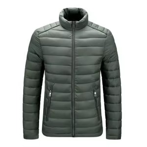 Custom Light Weight Warm Oversize Detachable <b>Hooded</b> Windproof Jacket Men's Down <b>Coat</b> Padded Puffer Jacket Men - Product Image 5