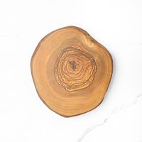 Personaliseerbare goudenbruine olijfhouten snijplank handgemaakt premium ambachtelijk milieuvriendelijk ArtisRaw CB043 kleine deli-plank